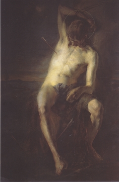 Der heilige Sebastian by Albin Egger-Lienz