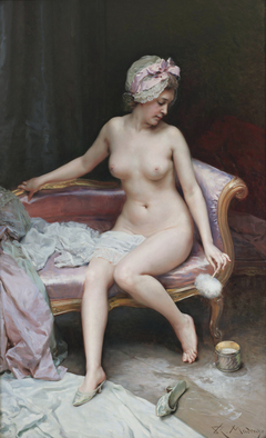 Después del baño by Raimundo de Madrazo y Garreta