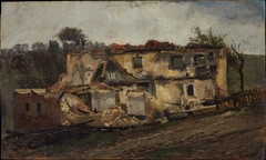 Destroyed House by Peter Burnitz