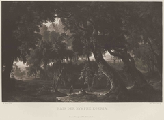 Die Grotte der Nymphe Egeria bei Rom by Karl Ross