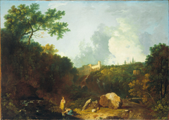 Distant View of Maecenas' Villa, Tivoli by Richard Wilson