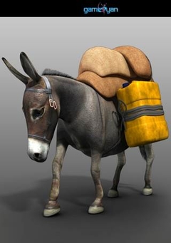 Donkey Animal Character Animation by GameYan Studio