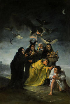 El Conjuro (The Spell) by Francisco de Goya