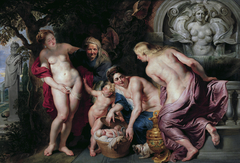 Erichthonius discovered by the daughters of Cecrops by Peter Paul Rubens