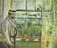 Eugène Manet on Isle of Wight by Berthe Morisot