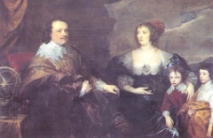 Family portrait of Sir Kenelm Digby (1603-1665) and Lady Venetia Anastasia Stanley (1600-1633) with their sons Kenelm Digby and John Digby (1627-1690) by Anthony van Dyck