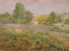 Field of Varicolored Grasses in Late Summer (In the Virginia Hills) by William Henry Holmes