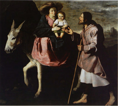 Flight into Egypt by Francisco de Zurbarán