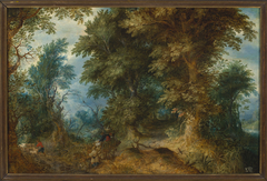 Forest landscape by Abraham Govaerts