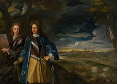 General Michael and John Richardson in the Battle of Belgrade by John Closterman