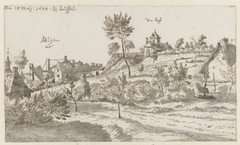 Gezicht op Aelzen (Alsemberg?) bij Brussel by Josua de Grave