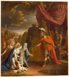 Gezin van Darius bij Alexander de Grote by Elias van Nijmegen