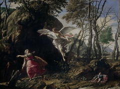 Hagar and Ishmael in the Wilderness by Francesco Cozza