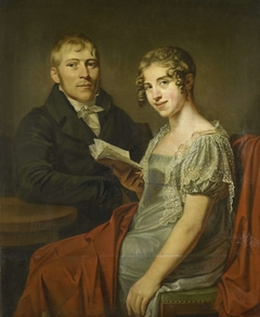 Hendrik Arend van den Brink (1783-1852) and his Wife Lucretia Johanna van de Poll (1790-1850) by Louis Moritz