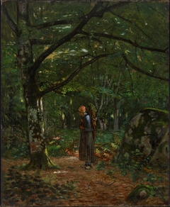 In Fontainebleau Woods (Fontainebleau Forest) by John Washington Love