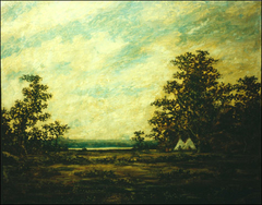 Indian Encampment (Midwest Museum of American Art) by Ralph Albert Blakelock