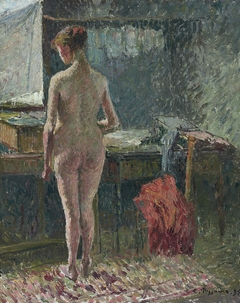 Interior with Nude from the Back by Camille Pissarro