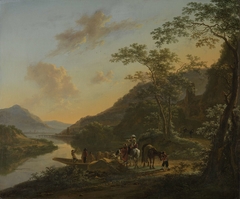 Italian Landscape with Ferry by Jan Both