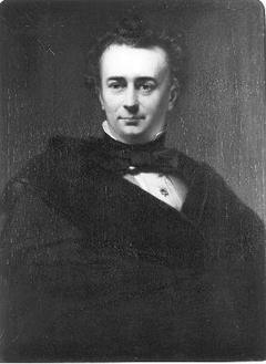 Johannes Tjasink (1808 - 1879), acteur en directeur van de Stadsschouwburg by Hendrik Hollander