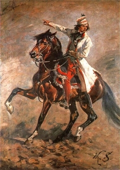 Kościuszko on horseback by Wojciech Kossak