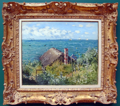 La cabane de Sainte-Adresse by Claude Monet pedra