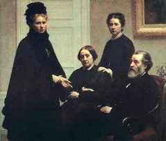 La Famille Dubourg by Henri Fantin-Latour