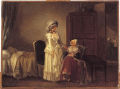 La Visite à la convalescente by Jean-Baptiste Mallet