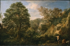 Landscape with Hunters by Andrea Locatelli