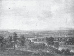 Landscape with the River Main by Jakob Bürgi