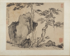 Landscapes (Shanshui huace 山水畫冊) by Wen Jia