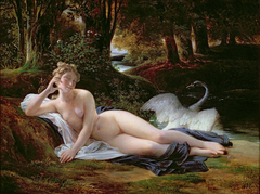 Leda and the Swan by François-Édouard Picot