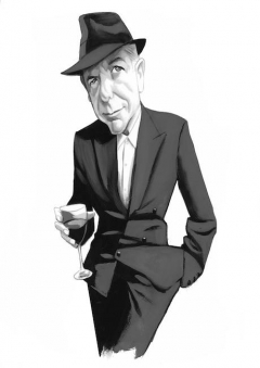 Leonard Cohen by Fernando Vicente