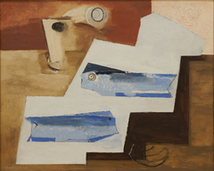 Les poissons bleus by Louis Marcoussis