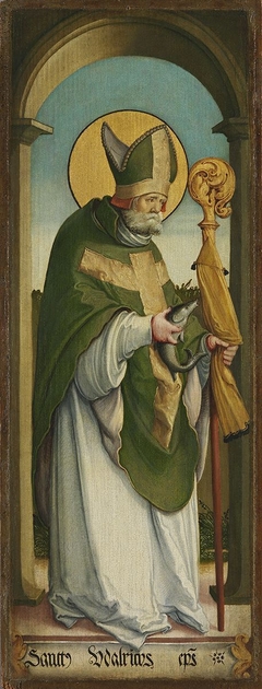 Linker Flügel eines Altares: Hl. Ulrich by Master of Meßkirch