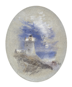 Lowestoffe Lighthouse by Joseph Mallord William Turner