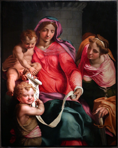 Madonna and Child, Saint John and Saint Barbara by Daniele da Volterra