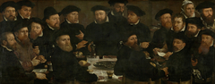 Meal of the Amsterdam militia by Dirck Barendsz