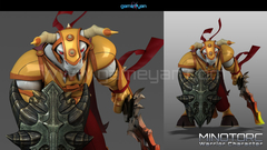 Minotorc Warrior Character Modeling by GameYan Studio