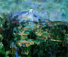 Mont Sainte-Victoire Seen from Les Lauves by Paul Cézanne