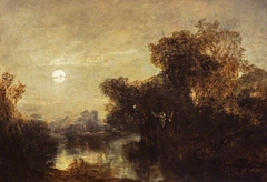 Moonlight, Blairlogie by John Crawford Wintour