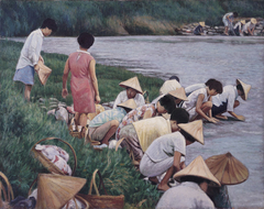 Morning At The Riverside by Li Mei-shu