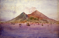 Mt. Vesuvius from the Bay of Naples by Cass Gilbert