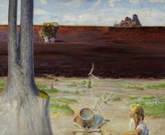 My life – left section of the triptych by Jacek Malczewski