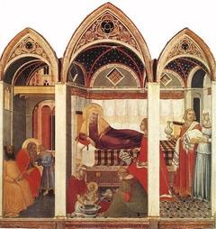 Nativity of the Virgin by Pietro Lorenzetti