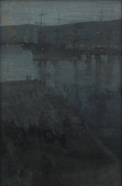 Nocturne in Blue and Gold: Valparaiso by James Abbott McNeill Whistler