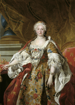 Official portrait of Queen Isabel de Farnesio by Louis-Michel van Loo