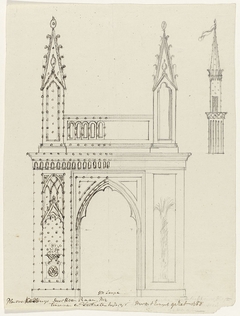 Ontwerp voor illuminatie van een huis te Amsterdam, 1788 by Hendrik G. van Raan