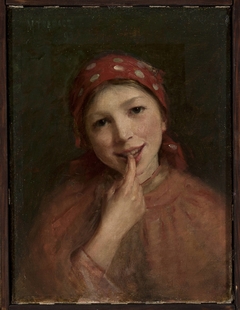 Peasant girl by Maurycy Trębacz