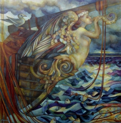 figurehead..or fishing by Elisabetta Trevisan