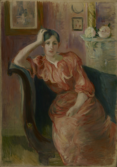 Portrait de Jeanne Pontillon by Berthe Morisot